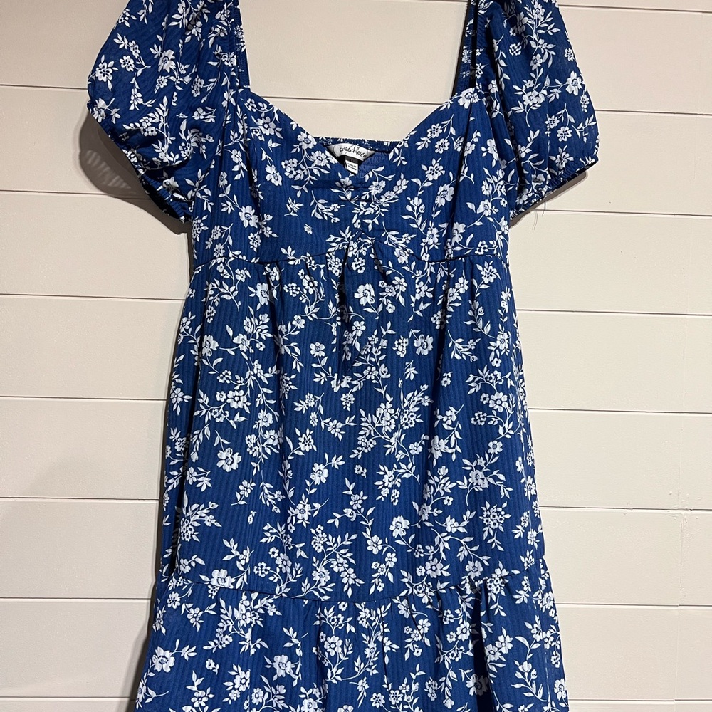 Blue Floral Dress